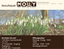 Tablet Screenshot of boutique-molly.at